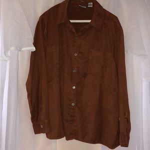 Chico’s moleskin button down size 3